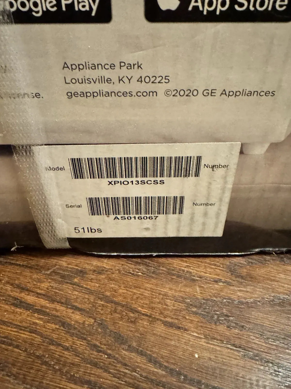 GE Profile Opal 24 lb Portable Nugget Ice Maker in Stainless Steel w/Side Tank