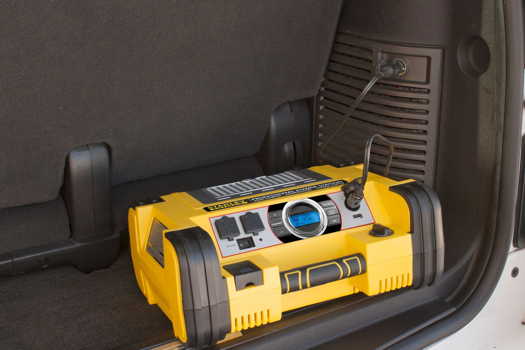 STANLEY 700/1400 Amp Professional Power Station w/Compressor (PPRH7DS)