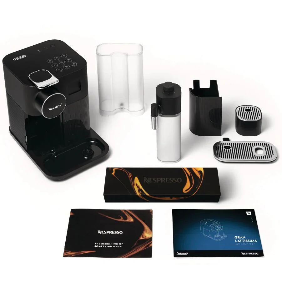 Nespresso EN650B Gran Lattissima Espresso Machine by De'Longhi, Black - Black