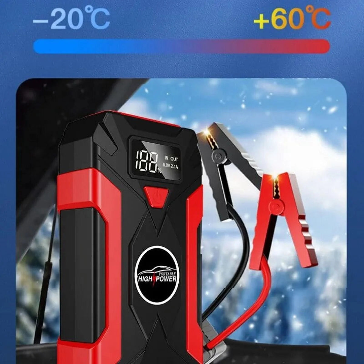 10000mAh Car Jump Starter Power Bank Accessories External Battery Booster Charger 12V Gasoline Petrol Diesel Vehicle Supplies