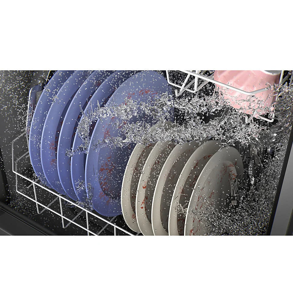 GE - Top Control Built-In Dishwasher with 3rd Rack, Dry Boost, 50 dBa - Slate