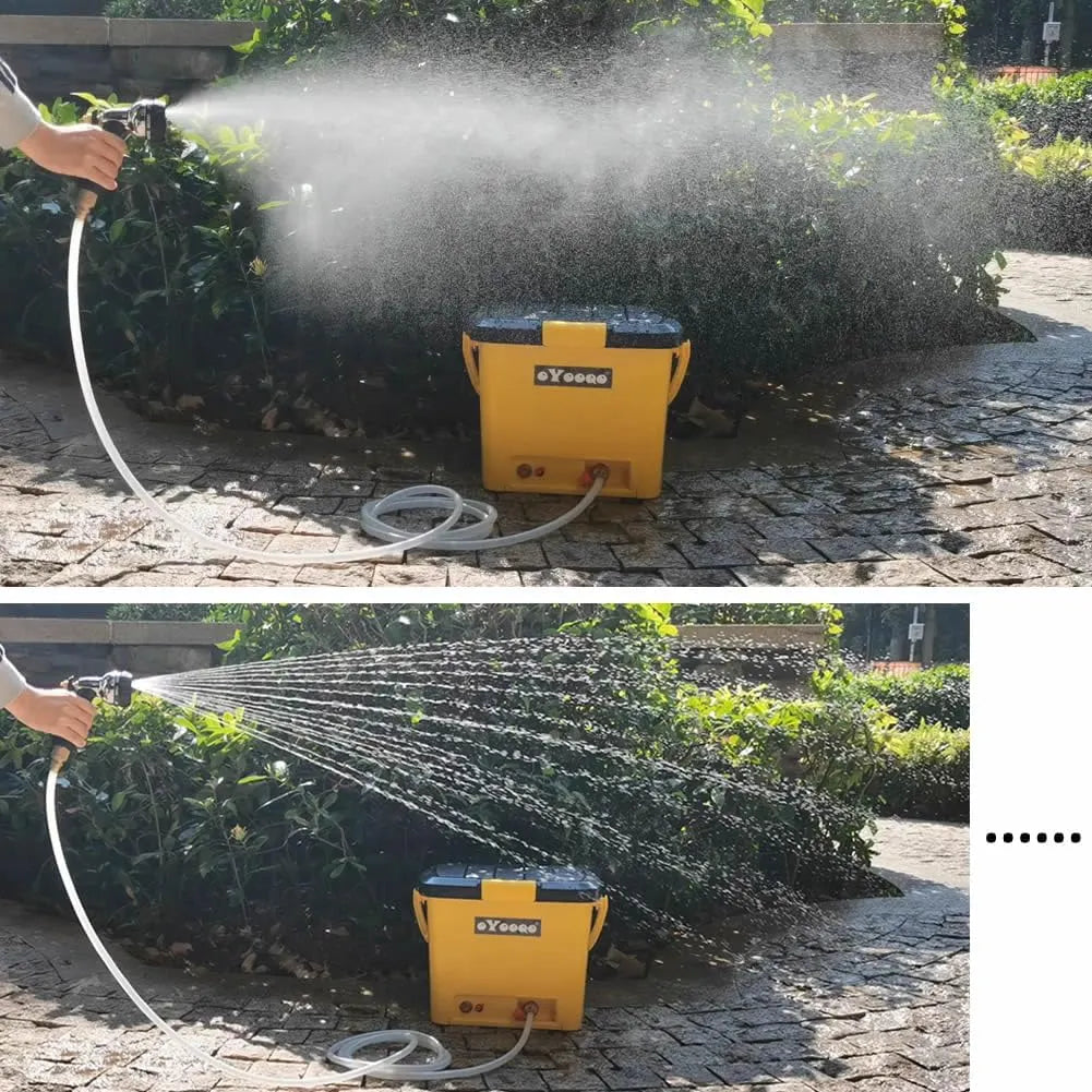 Portable Pressure Washer | 5 Gal Tank | 255 PSI | 45-Min Runtime | Versatile for Car Wash, Dog Bath, Home & Patio, & Portable Camping Shower | Durable Design for RV, Overland & Beach Adventures