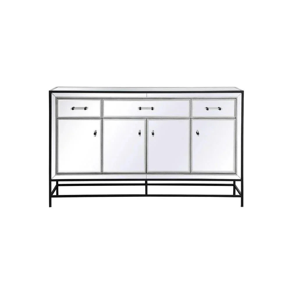 Mirrored Credenza in Modern Style-36 inches Tall and 15.75 inches Wide Bailey Street Home 779-Bel-5046495