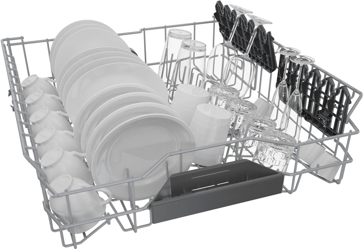 Bosch - 800 Series 24 Top Control Smart Built-In Dishwasher with 3rd Rack and 42 dBA - Silver