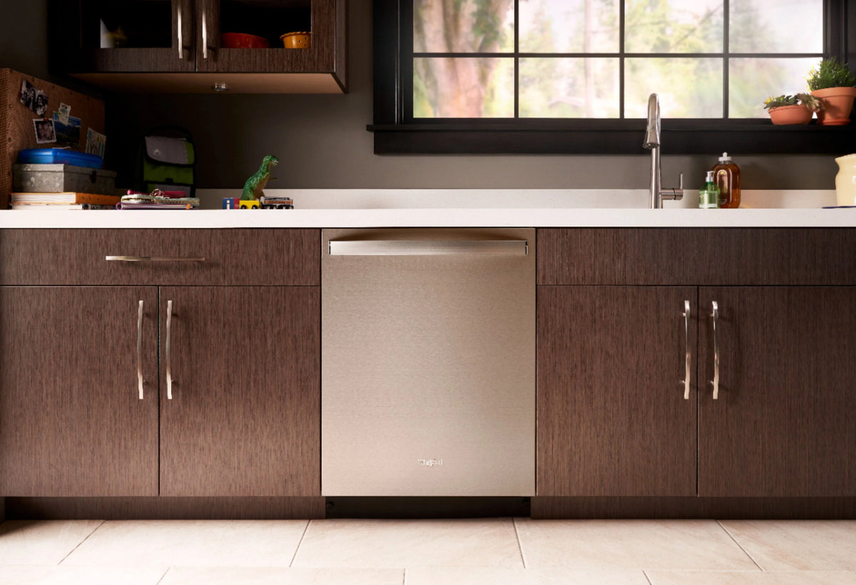 Whirlpool - 24 Built-In Dishwasher - Stainless steel