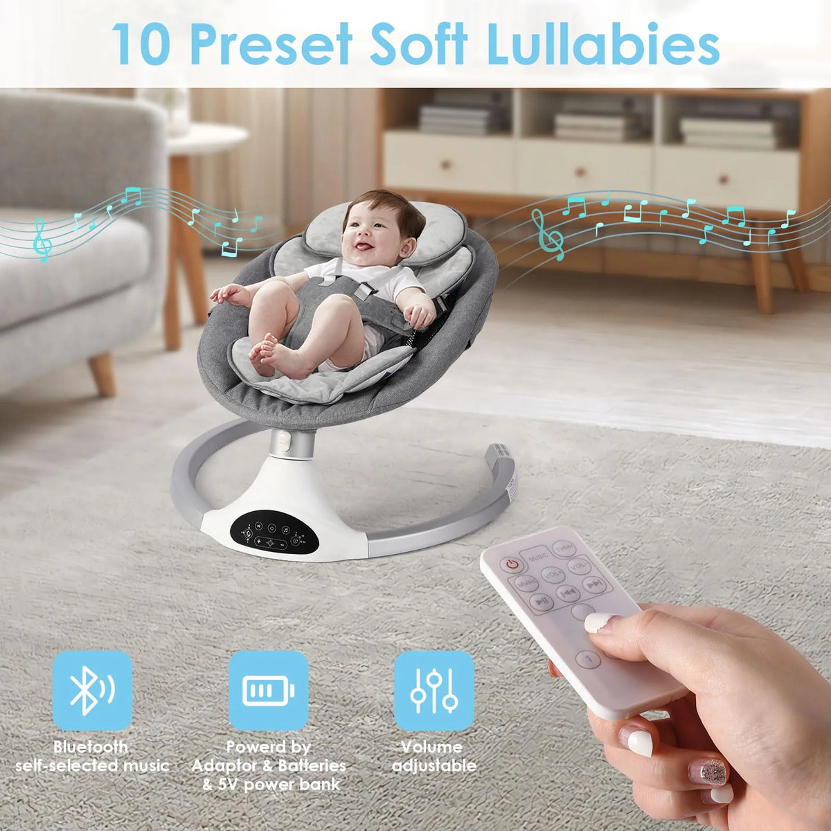 Infants Harness Bluetooth Support Lullabies