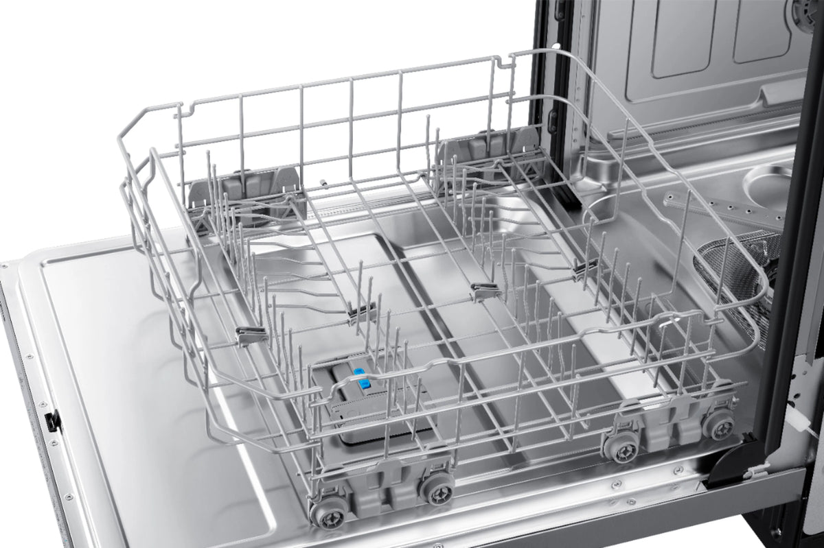Samsung - StormWash 24 Top Control Built-In Dishwasher with AutoRelease Dry, 3rd Rack, 42 dBA - Stainless steel