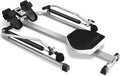 Rowing Machine for Home, 265LBS Weight Capacity Hydraulic Rowing Machine with Adjustable Cylinder Resistance up to 110lbs & LCD Monitor, Compact Full Motion Rower for at Home Exercise