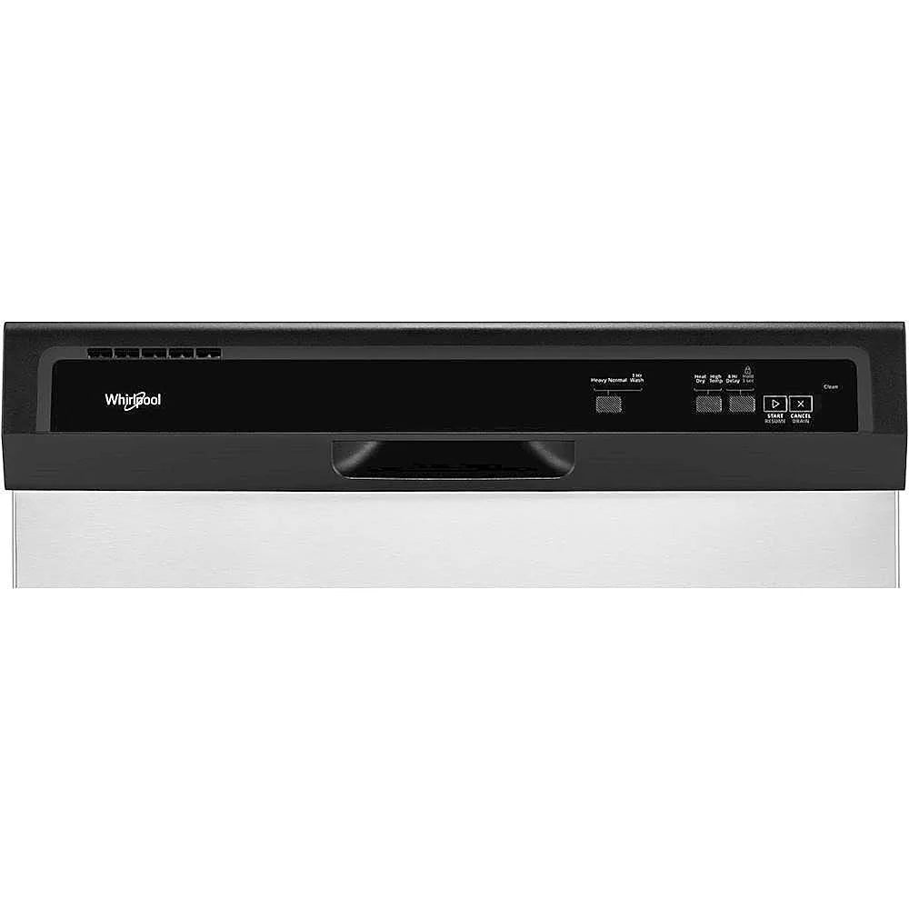 Whirlpool - 24 Tall Tub Built-In Dishwasher - Stainless steel