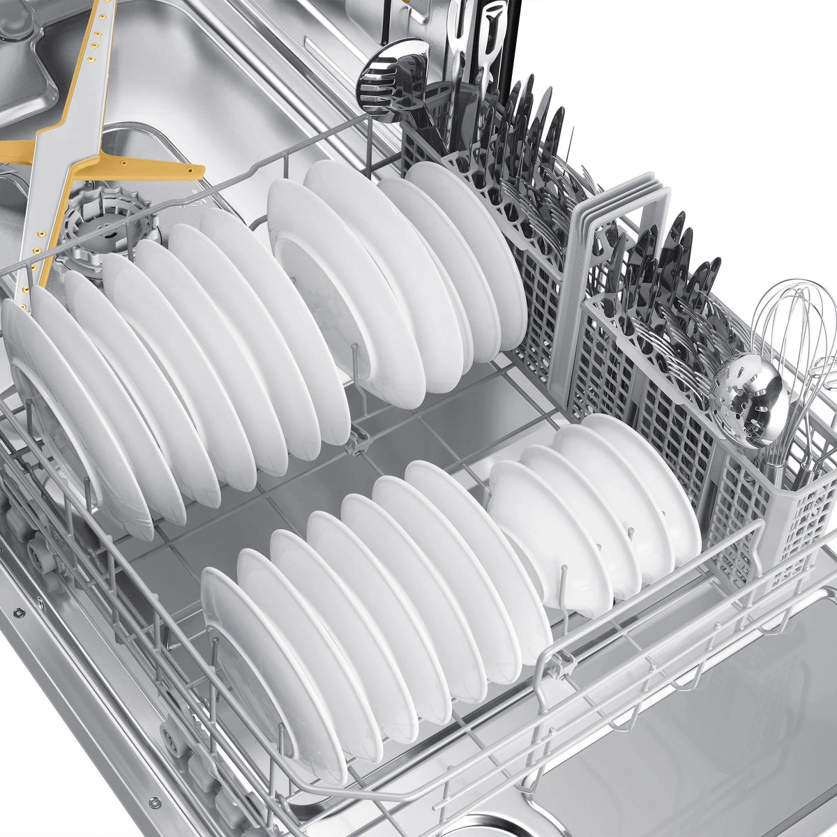 Samsung - Smart 42dBA Dishwasher with StormWash+ and Smart Dry - Stainless steel