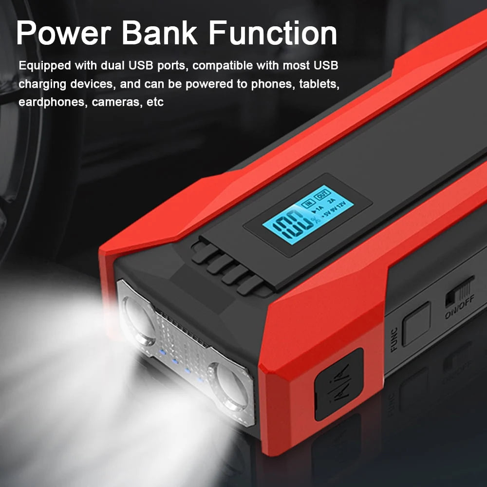SABO 1200A Peaks 8000mAh Car Jump StarterStart Your Engine with Confidence