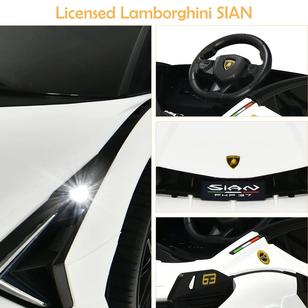 Licensed Lamborghini Electric Suspension Bluetooth