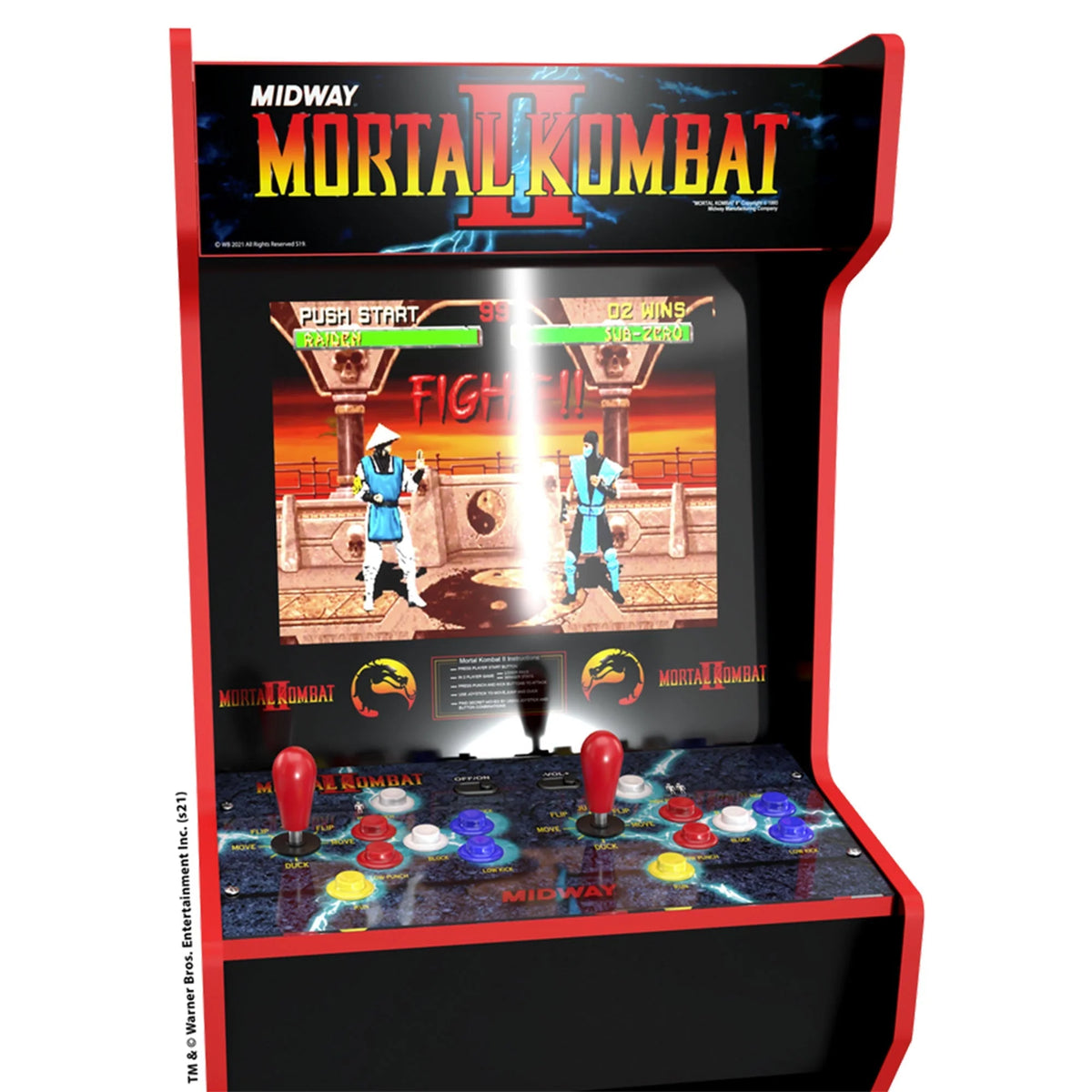 Arcade1Up Legacy Mortal Kombat 12 in 1 Arcade Video Game Cabinet Machine (Used)