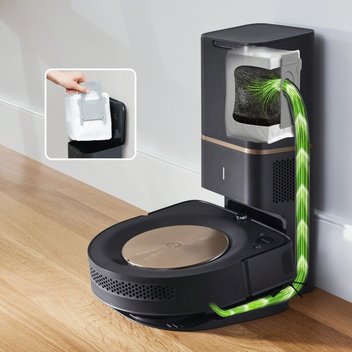 iRobot Roomba s9+ (9550) Robot Vacuum & Braava jet m6 (6112) Robot Mop bundle - Black