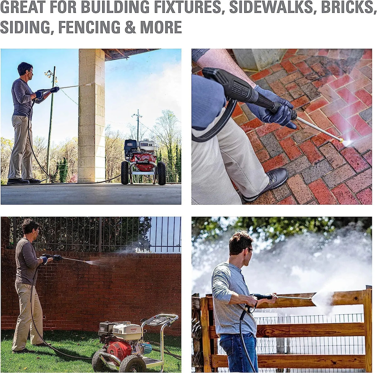 Cleaning 4200 PSI Gas Pressure Washer, 4.0 GPM Power Washer for Commercial Use, Honda GX390 Engine, 50-Foot Steel-Braided Hose, Aluminum Series, 49-State (ALH4240)