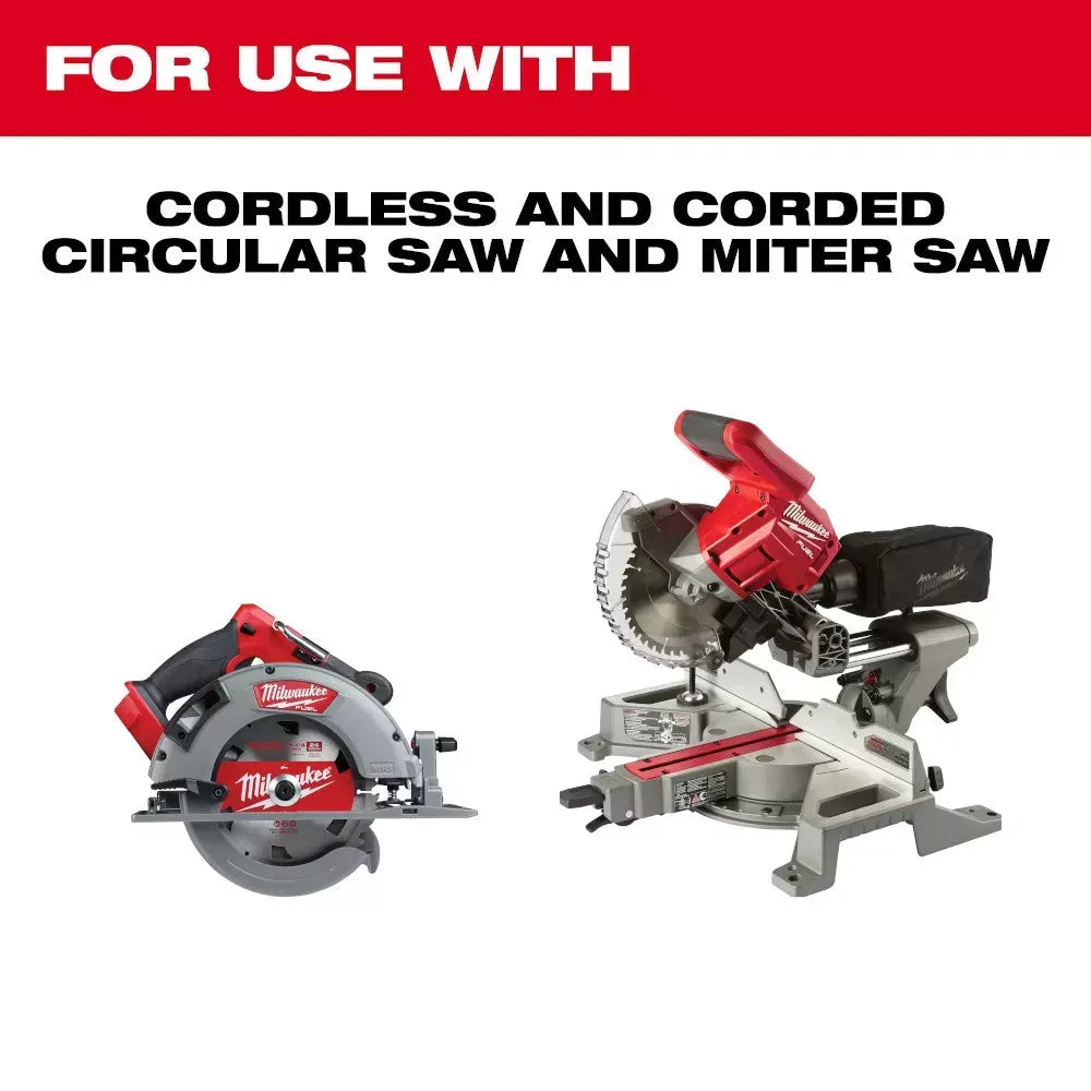 Milwaukee 2732-20 M18 FUEL 18V 7-1/4 Circular Saw w/ SAWZALL Reciprocating Saw