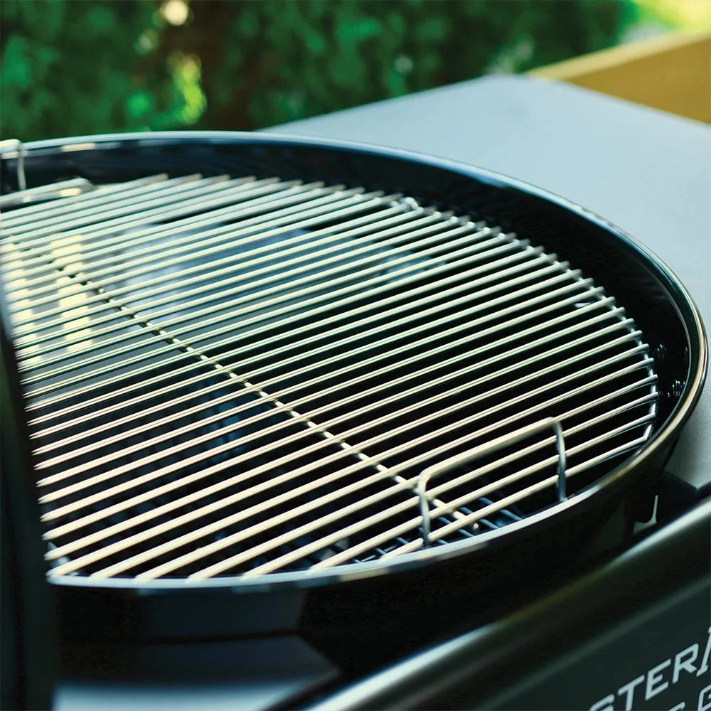 Slow 'N Sear® MasterKettle Charcoal Grill + Smoker - 22 Kettle Grill with Grill Cart and Built-in Side Table