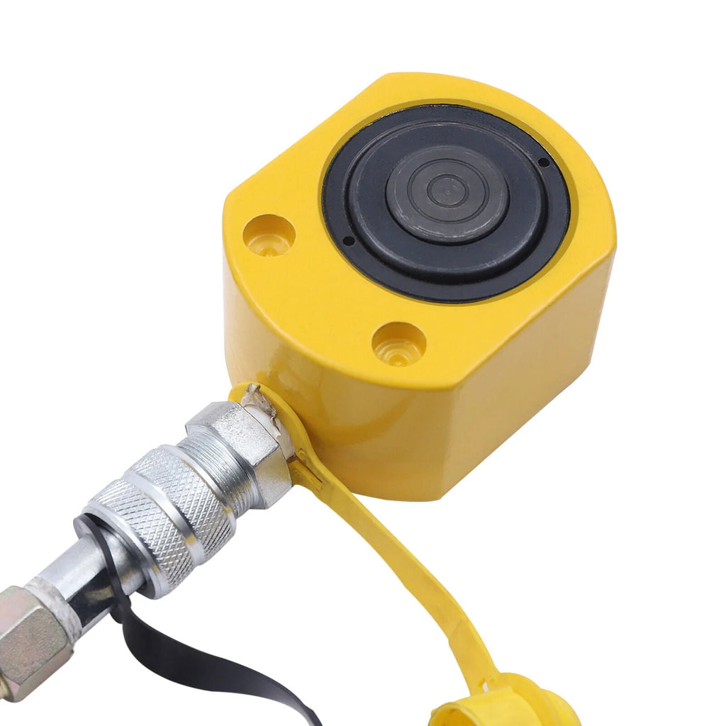 Multi Section 20Ton Hydraulic Service Jack Low Profile Pump w/CP-180 Manual Pump 20 ton Low Profile manual Hydraulic Ram Mini Jack Porta Power Kit 12mm Stroke CP-180 Hydraulic Manual Pump