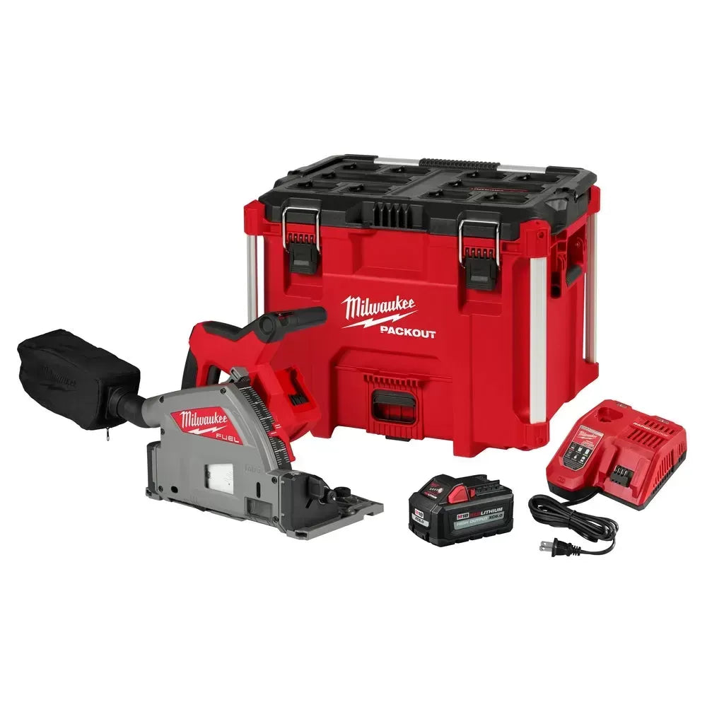 Milwaukee 2831-21 M18 FUEL 18V 6-1/2 Cordless Li-Ion Plunge Track Saw Kit