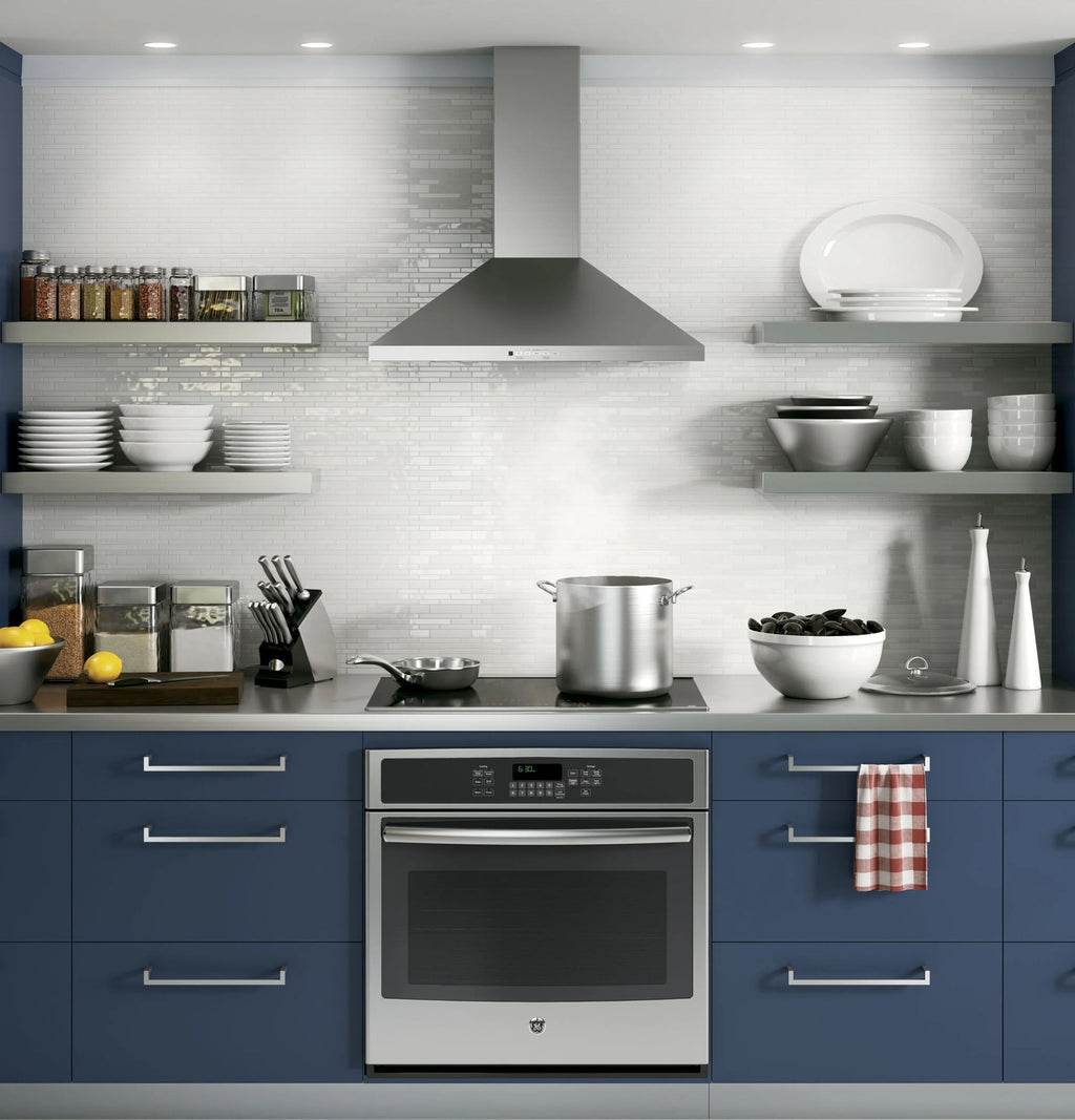GE - 30 Convertible Range Hood - Stainless steel