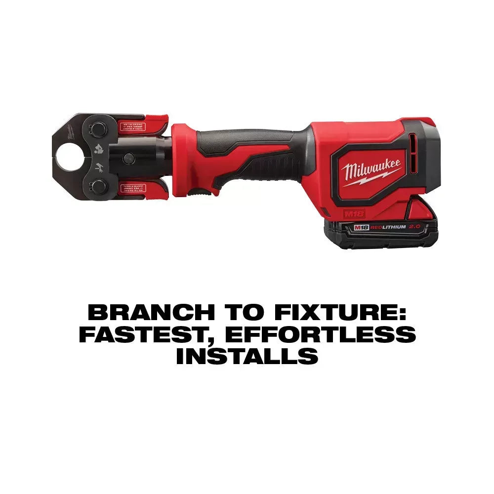 Milwaukee 2674-22C M18 18V Short Throw Press Tool Kit w/ PEX Crimp Jaws