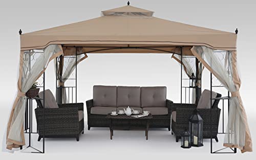 MASTERCANOPY Double Tiered Mosquito Netting Backyard