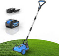 8.3 Electric Cordless Lawn Mower: 20V Push Brush Cutter with 3-Position Height Adjustment, Brushless Compact Walk Behind Weed Wacker Eater for Small Garden Yard, 4.0Ah Battery and Charger