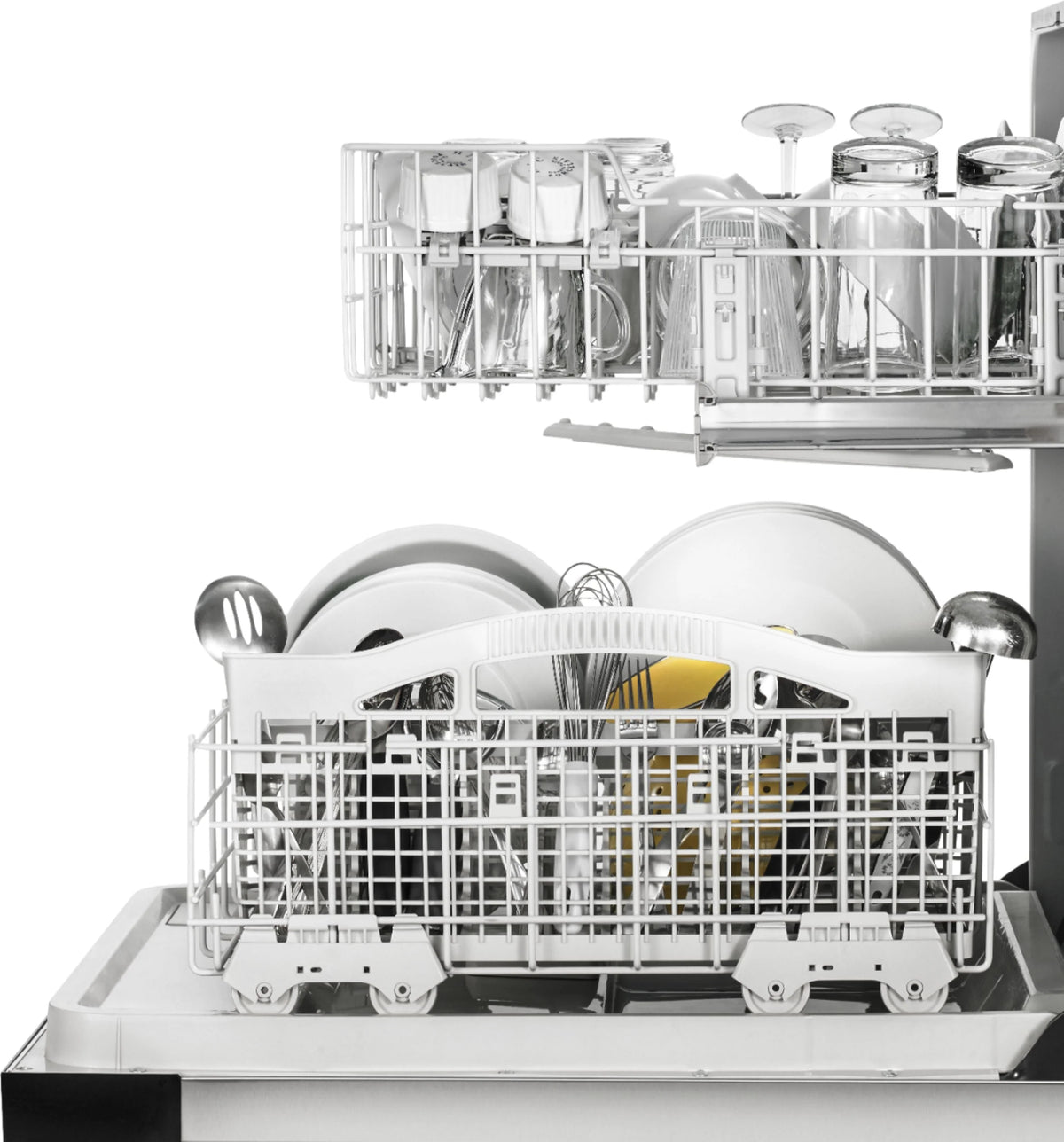 Whirlpool - 24 Built-In Dishwasher - Stainless steel