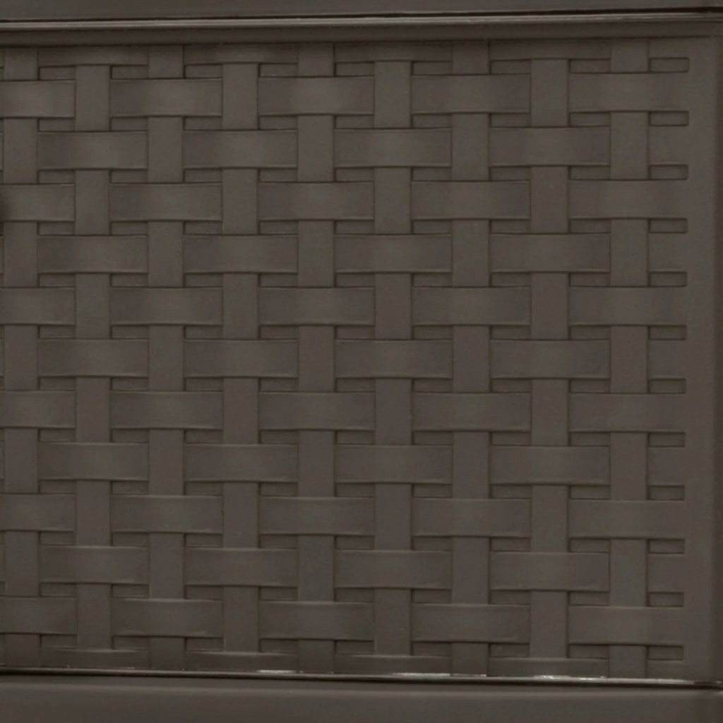 Sterilite 4 Drawer Wide Weave Tower Espresso