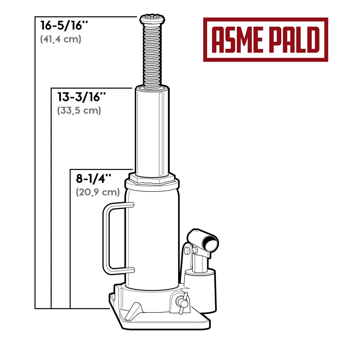 Powerbuilt 12 -Ton Bottle Jack - 647501