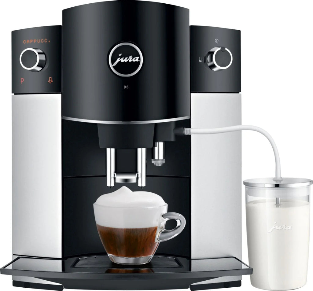 Jura - D6 Automatic Coffeemaker and Espresso Machine - Platinum