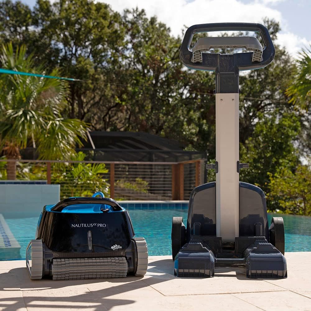 Robotic Pool Vacuum Cleaner All Pools up to 33 FT - Wall Climbing Scrubber Brush