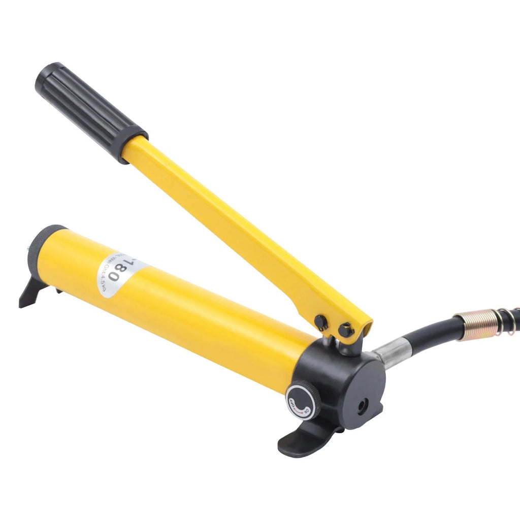 10T Hydraulic Cylinder Jack Low Profile Porta Power Ram RSC-1050 Single Acting 10T Hydraulic Ram Cylinder Jack with CP-180 Hydraulic Hand Pump for Machinery 10T Hydraulic Cylinder Ram Jack