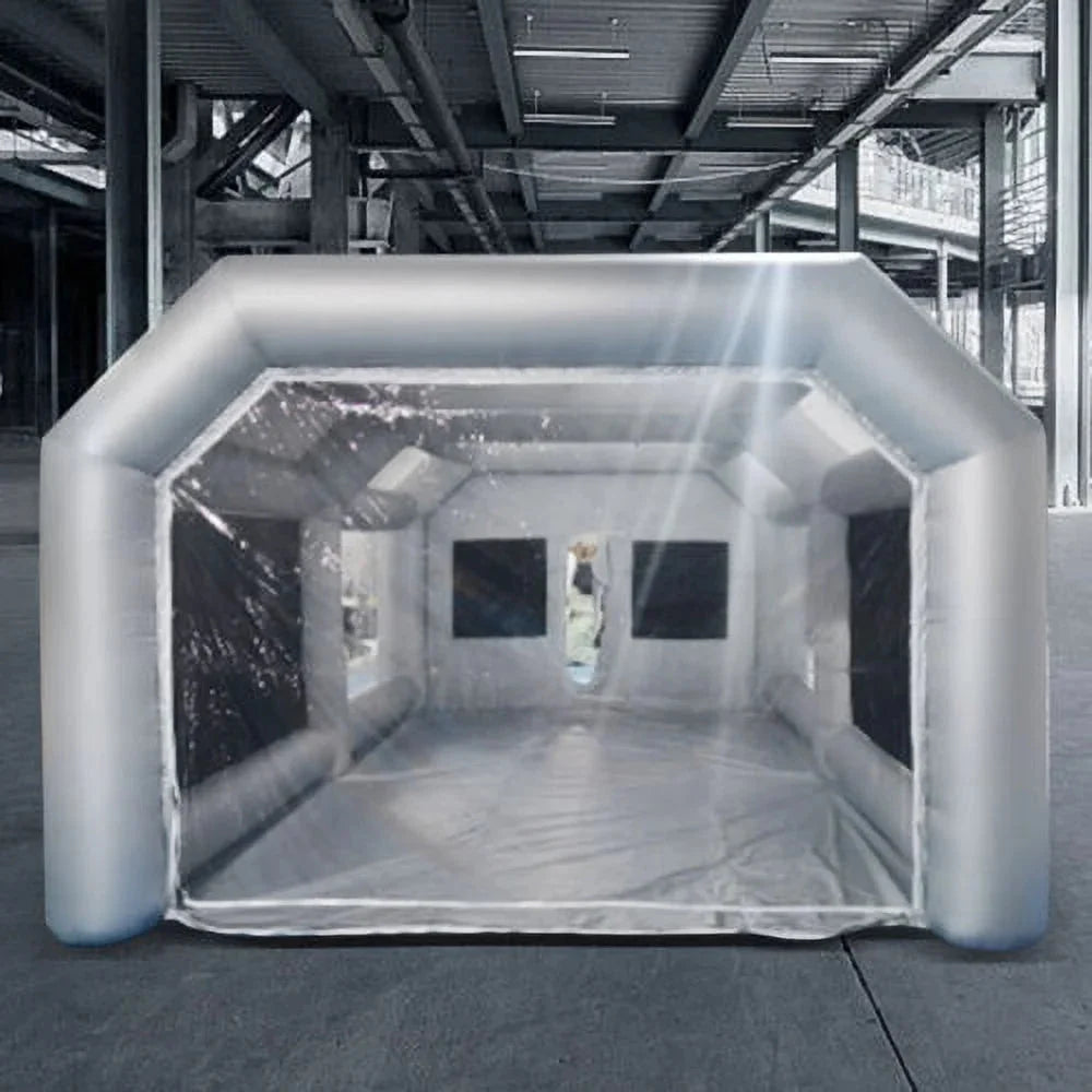Inflatable Paint Spray Booth Car Painting Work Tent Filter System 26*15*10Ft
