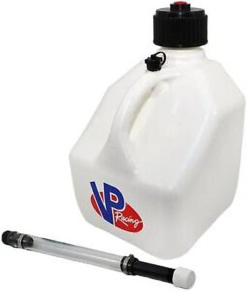 VP 4172 + 3046B 3 Gallon White Portable Utility Jug Container With Container Hose - Quantity of 3
