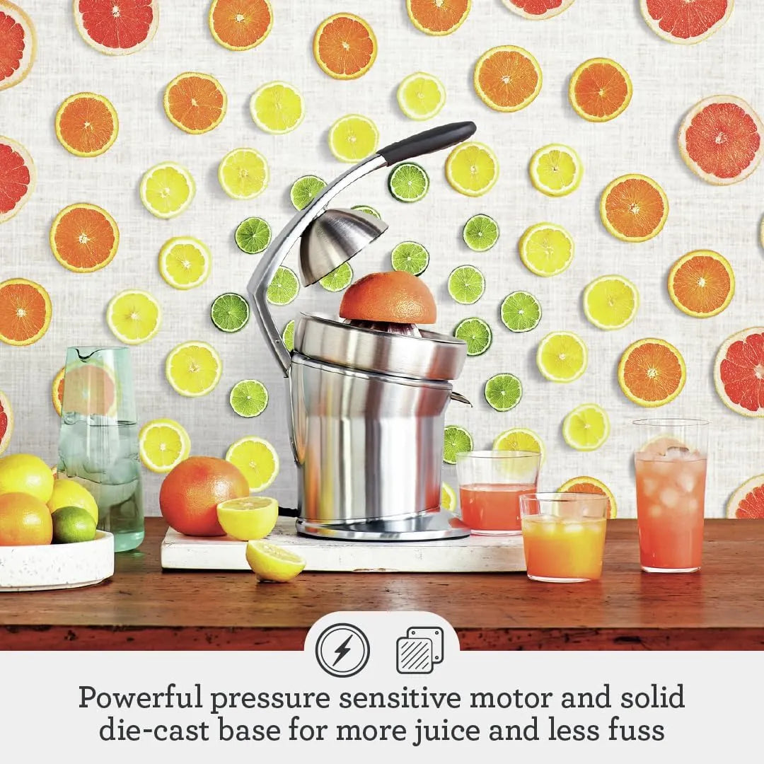 Breville 800CPXL Citrus Press Pro Juicer Machine, Brushed Stainless Steel