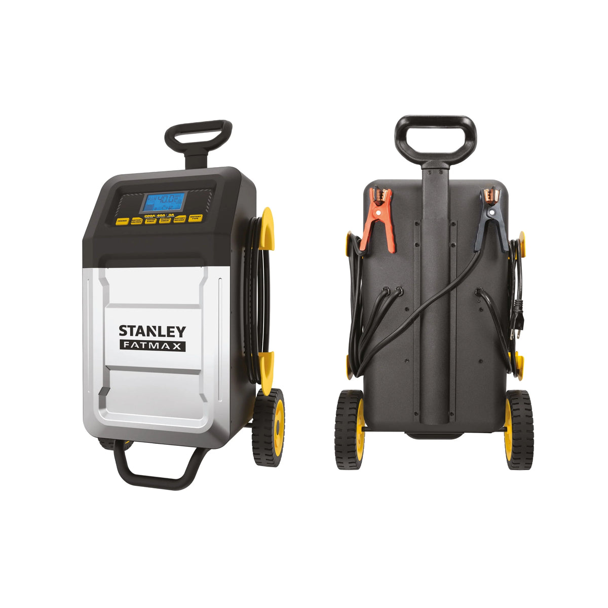 Stanley FatMax 200 Amp Rolling Battery Charger, New
