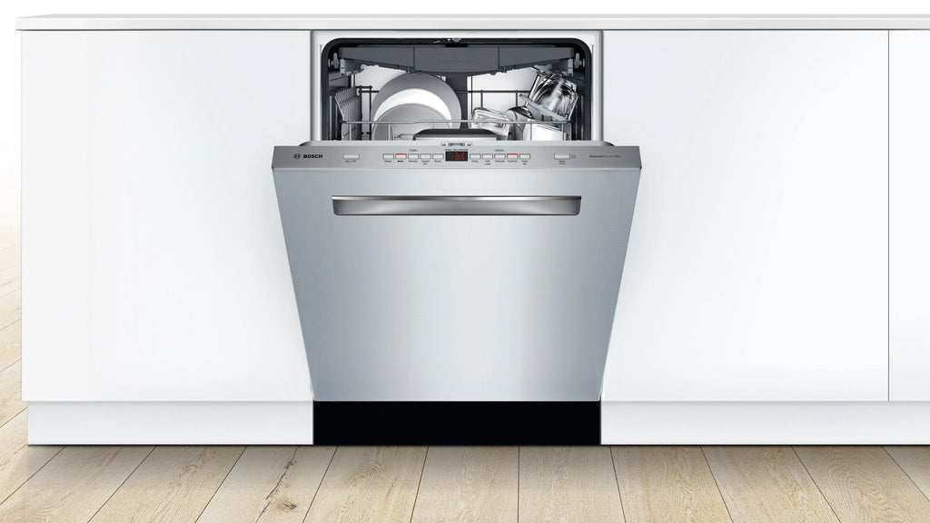 Bosch - 500 Series 24 Top Control Built-In Dishwasher with AutoAir, Stainless Steel Tub, 3rd Rack, 44 dBa - Stainless steel