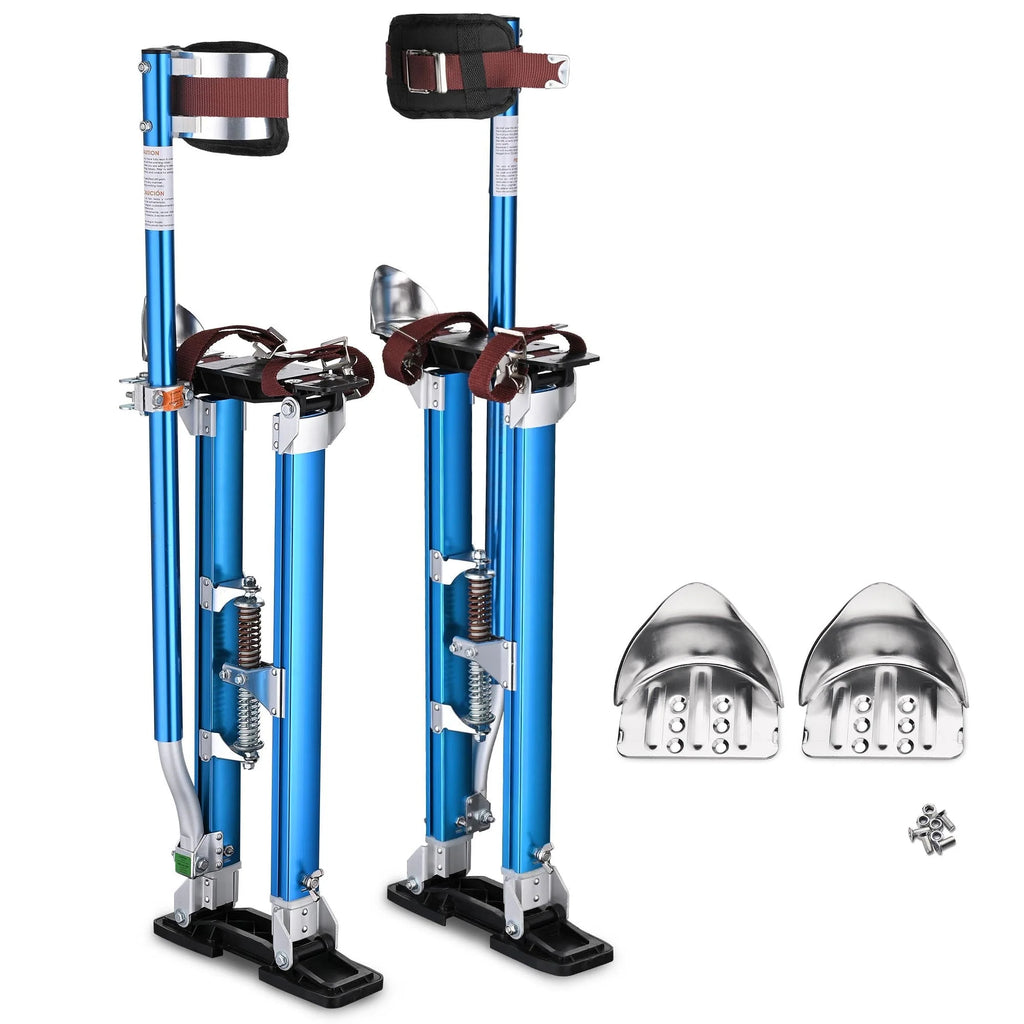Yescom Drywall Stilts w/ 1 Pair Stilt Pad Replacement 24-40 Aluminum Tool Painting