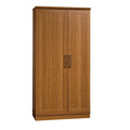 Sauder HomePlus 71 Tall 2-Door Multiple Shelf Wood Storage Cabinet， Sienna Oak Finish
