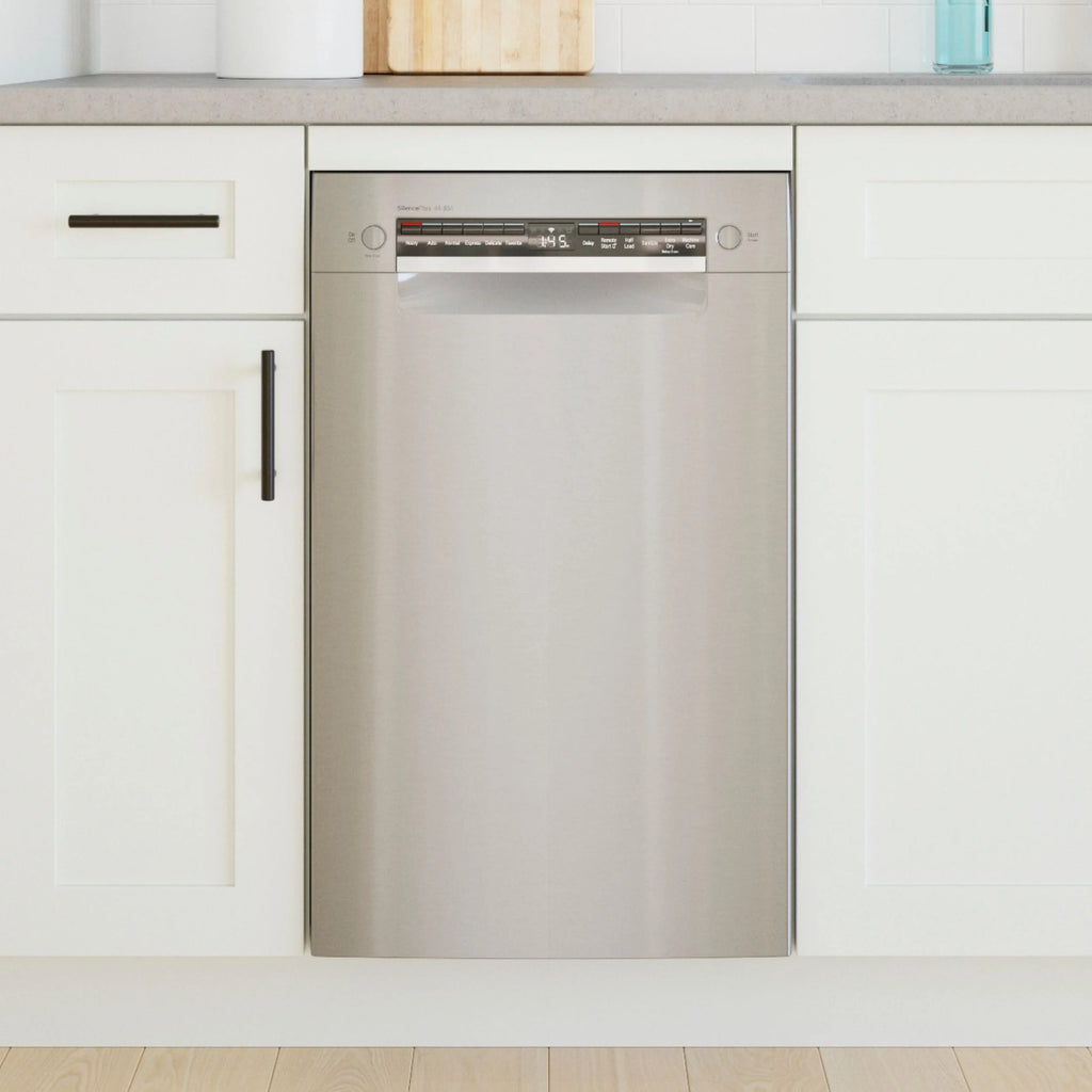 Bosch - 800 Series 18 Front Control Smart Built-In Stainless Steel Tub Dishwasher with 3rd Rack, 44 dBA - Stainless steel