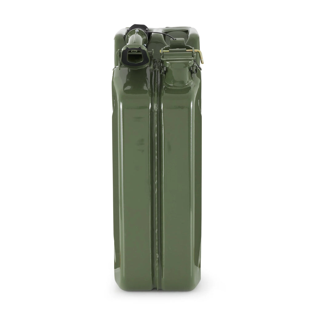 Wavian 3012 20 Liter Military Style NATO Jerry Fuel Can and Spout, Green