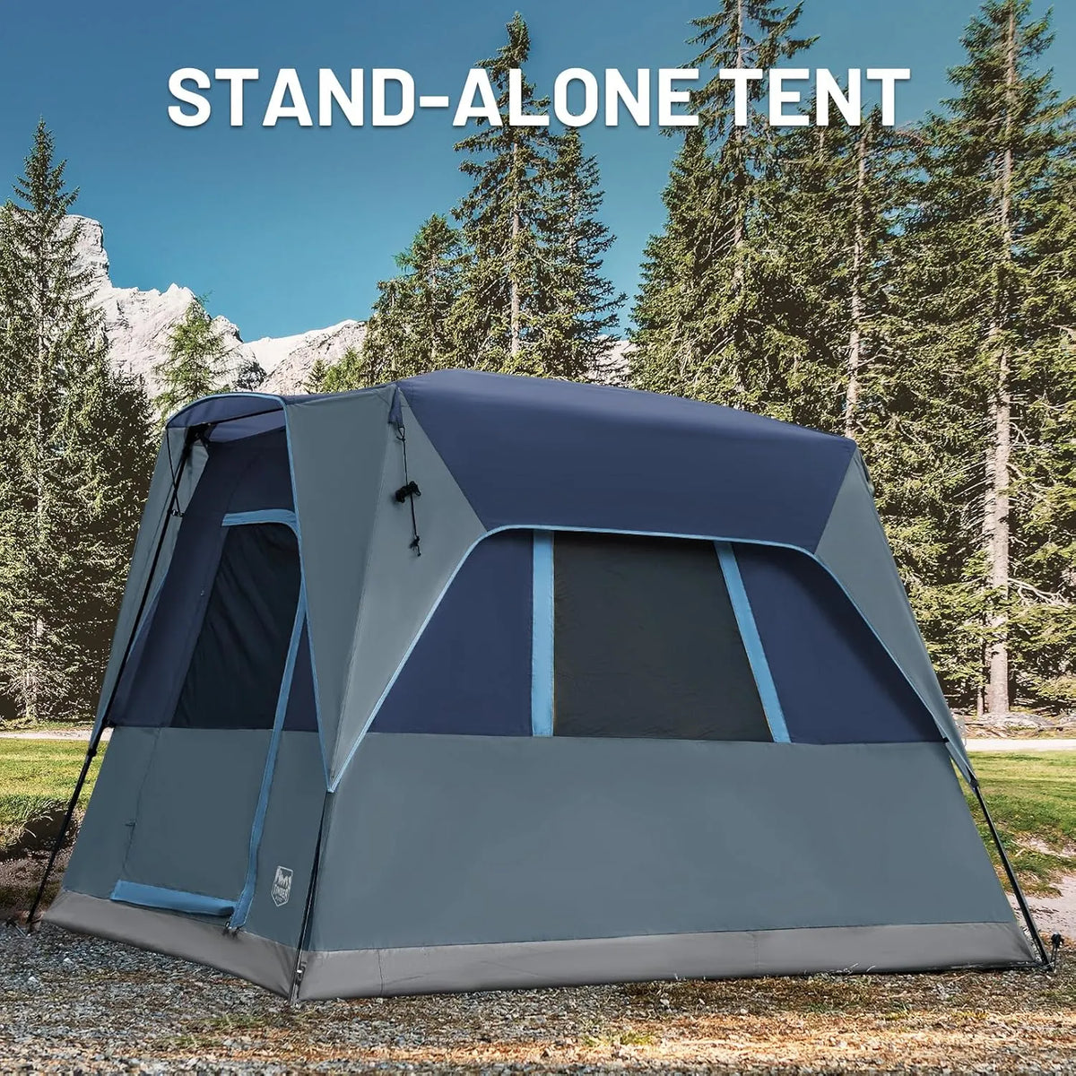 5 Person SUV Tent Weather Resistant Portable for Car SUV Van Camping, Includes Rainfly and Storage Bag, 10' W X 8' L X 7.1' H