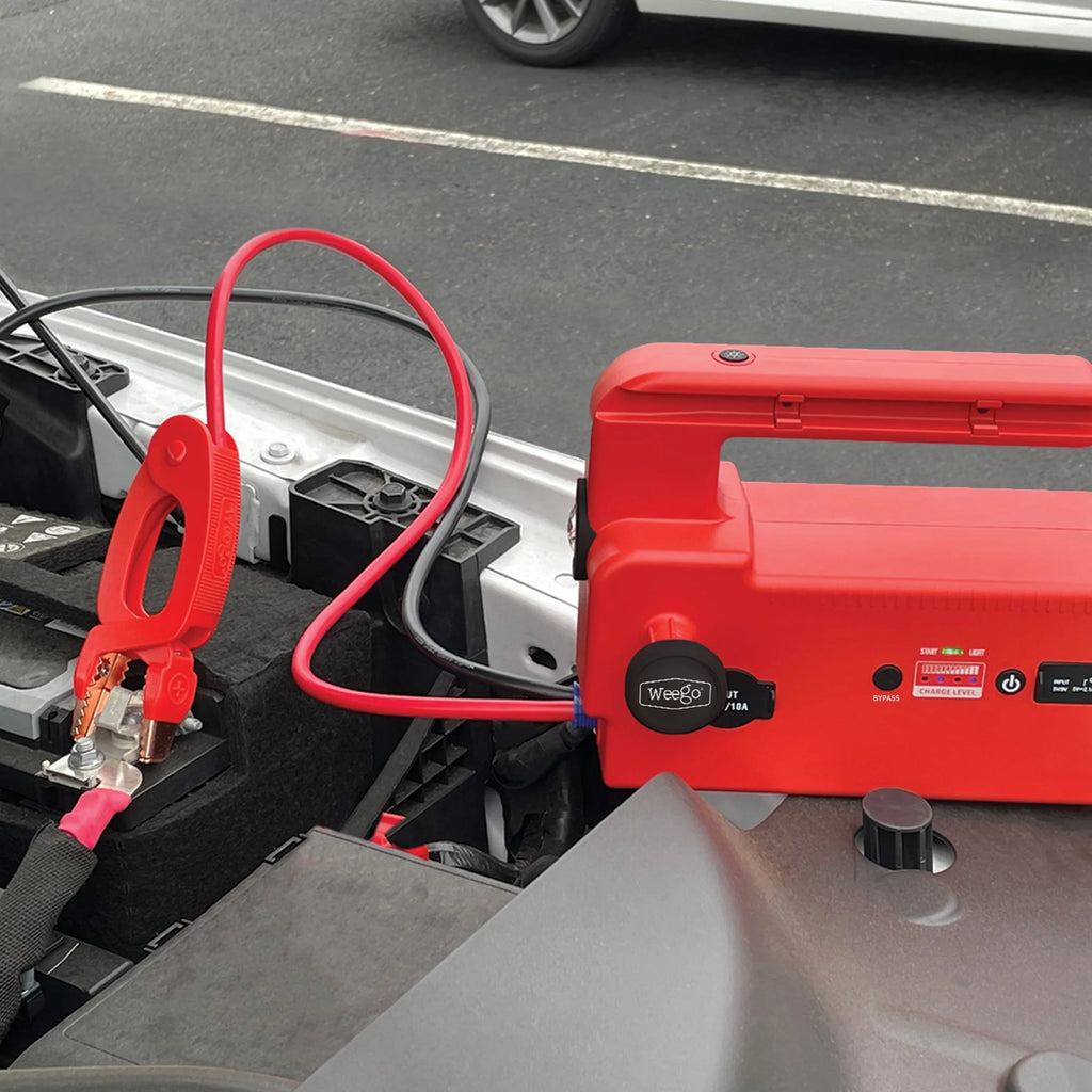 Weego 120 Portable 12V Lithium Jump Starter, 5000 Peak Amp, 1200A Cranking, USB Fast Charging