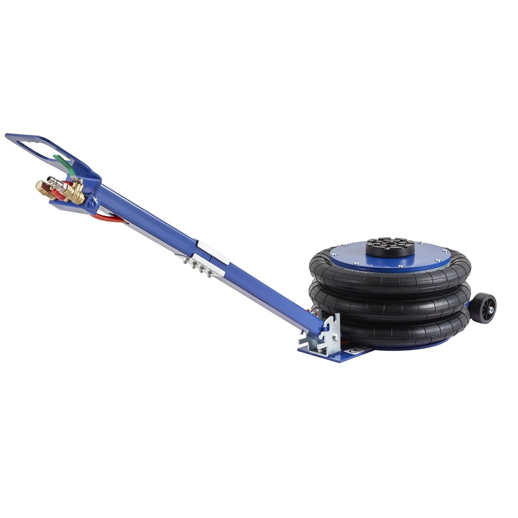 BENTISM Air Jack, 5 Ton/11000 lbs Triple Bag Air Jack, Airbag Jack with Six Steel Pipes, Lift up to 17.7, 3-5 s Fast Lifting Pneumatic Jack, with Adjustable Long Handles for Cars, Garages, Repair