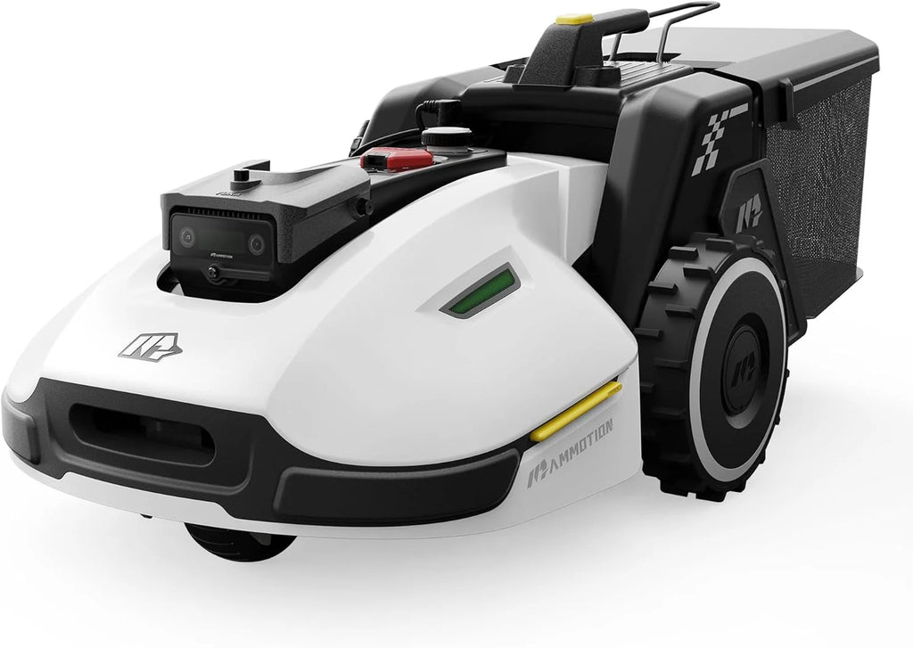 Robot Lawn Mower Reception 0.12 Acre, Max. 0.17 Acre, Ultrasense AI Vision+ RTK Positioning, Auto Mapping, App Control,45% Slope, Cutting Height 2''~3.5'', 3 Mowing Zones