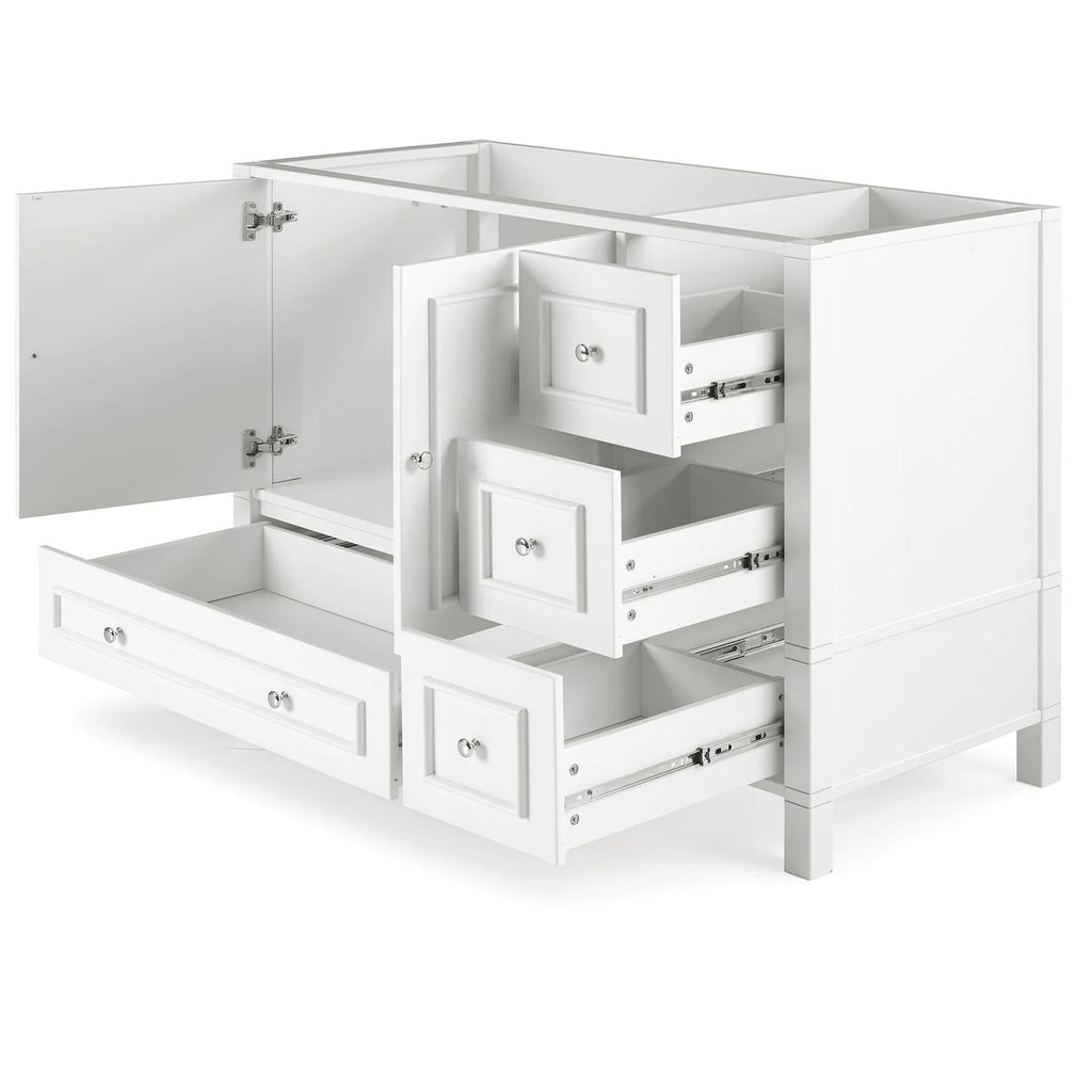 Alaterre Furniture Williamsburg White Vanity Cabinet