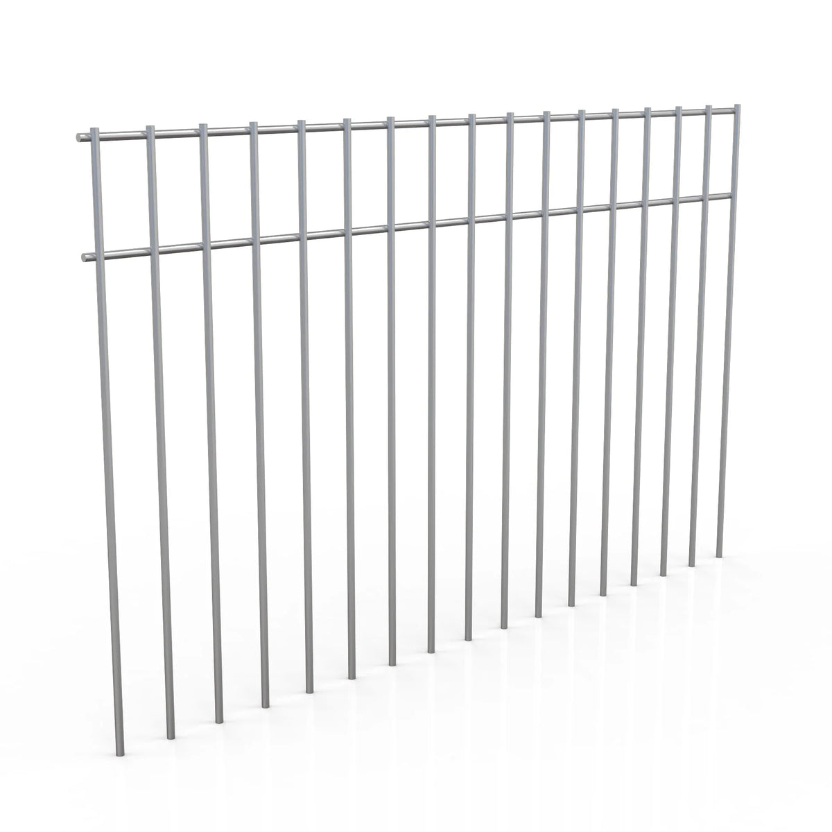 Dig Defence 5 Pack No-Dig XL Animal Barrier Fence for Max Protection 15 L x 24 W Galvanized Steel