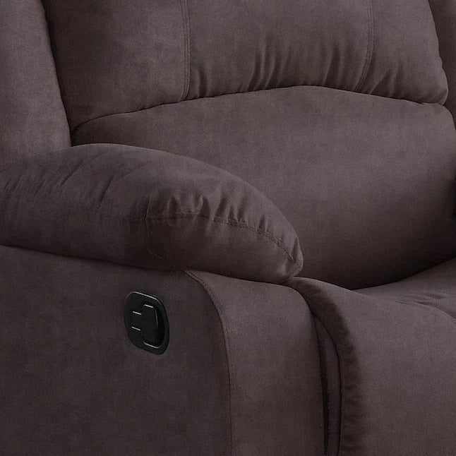 Relax A Lounger Chocolate Microfiber Recliner