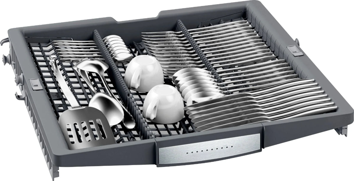 Bosch - 800 Series 24 Top Control Built-In Dishwasher with CrystalDry, Stainless Steel Tub, 3rd Rack, 42 dBa - Stainless steel